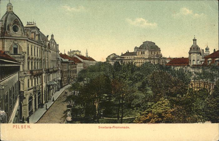 Pilsen Plzen Czechia Smetana-Promenade