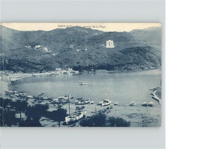 Portbou Bucht Strand Boote
