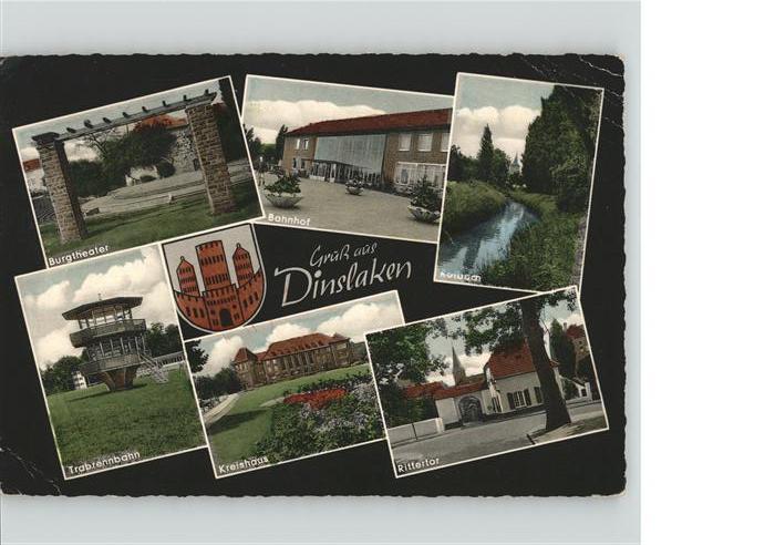 Dinslaken Rittertor Kreishaus Trabrennbahn Burgth