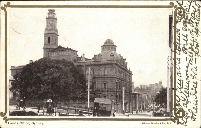 Sydney New South Wales Lands Office