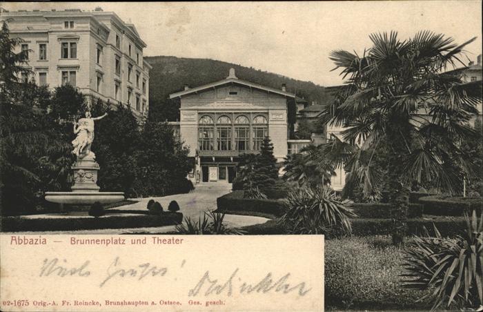 Opatija Abbazia Brunnenplatz
Theater