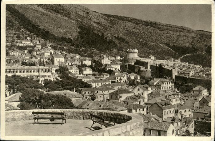 Dubrovnik Ragusa Teilansicht
