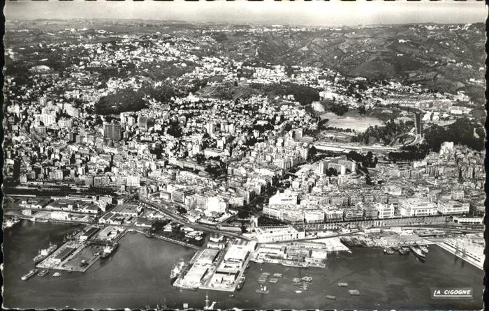Alger Algerien Fliegeraufnahme Port