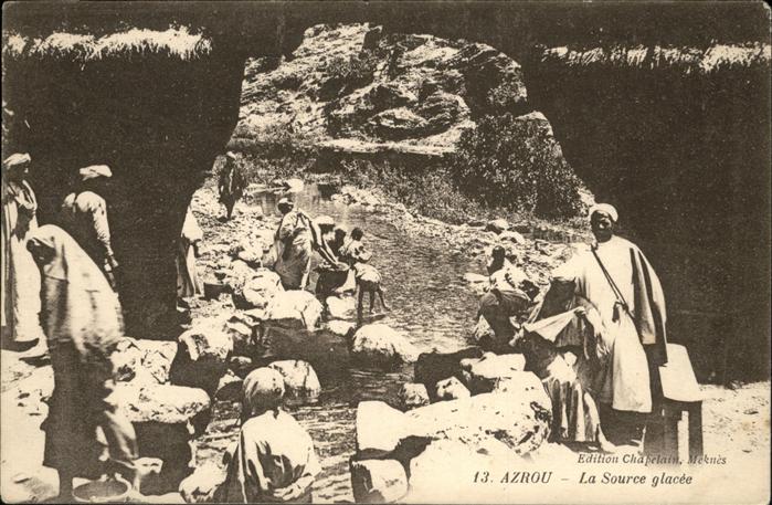 Azrou Marokko Source glacee