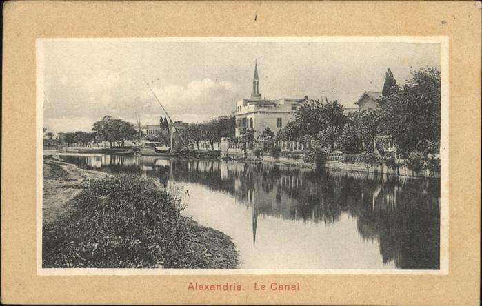 Alexandrie Alexandria Canal