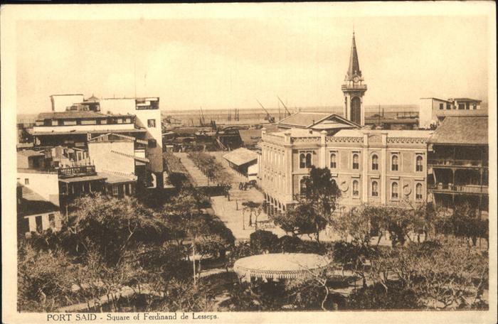 Port Said Square Ferdinand Lesseps