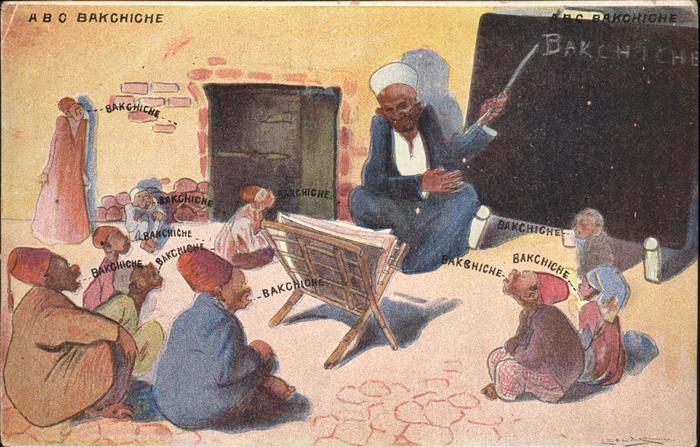 Bakchiche Schultafel