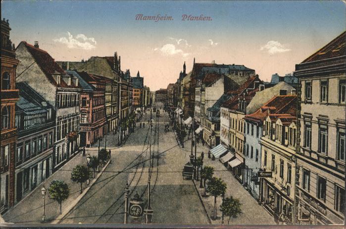 MANNHEIM BW Planken Strassenbahn