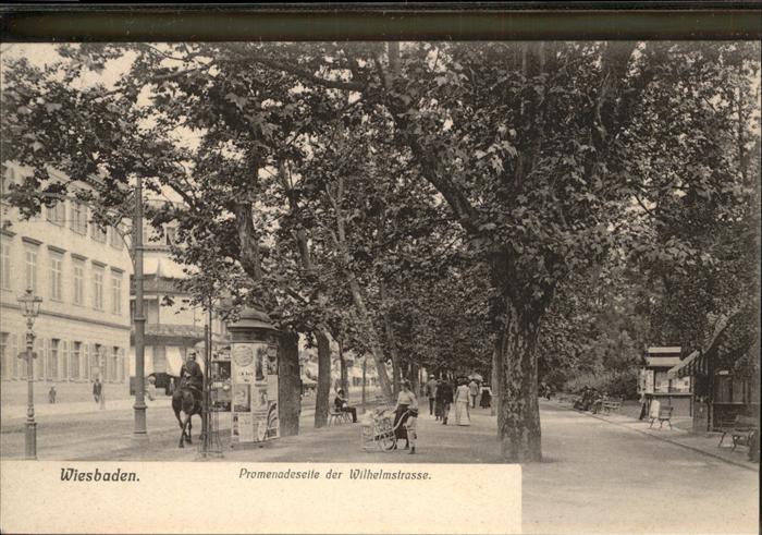 Wiesbaden Wilhelmstrasse Pferd