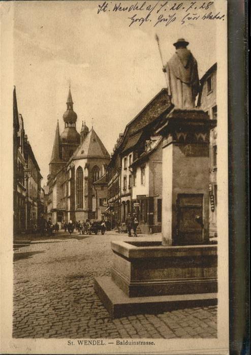 St Wendel Balduinstrasse Brunnen