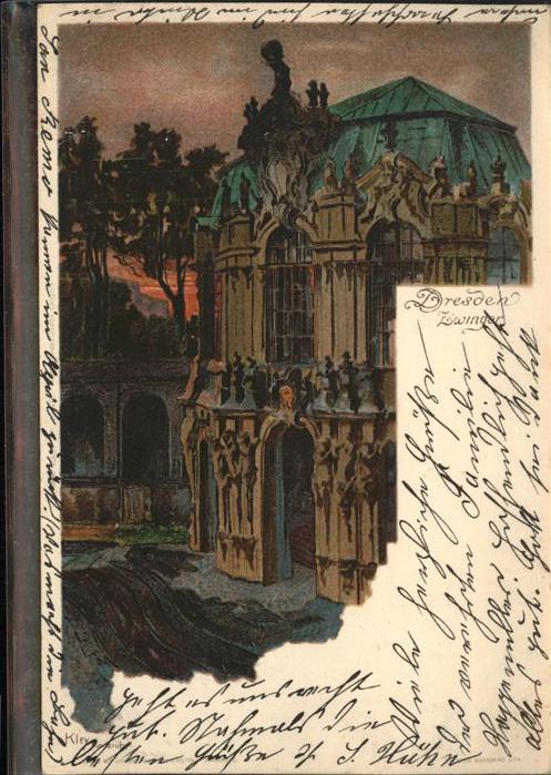 Dresden Zwinger Künstler Kley