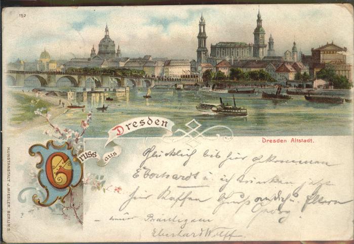 Dresden Brücke Schiff