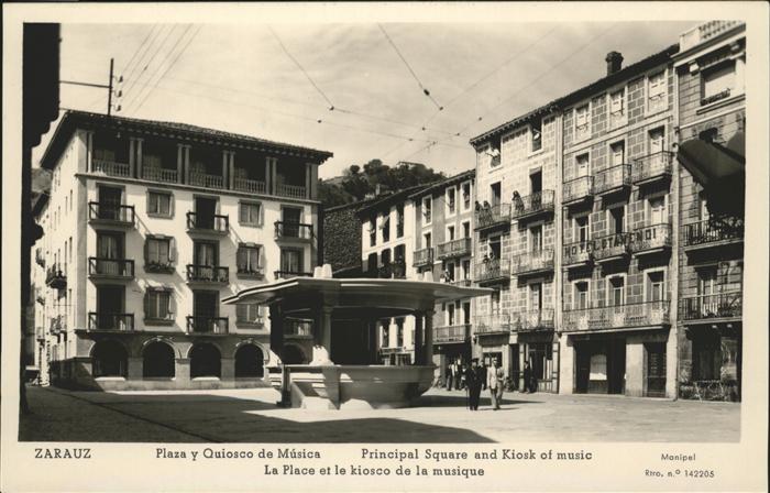 Zarauz Plaza y Quisosco de Musica