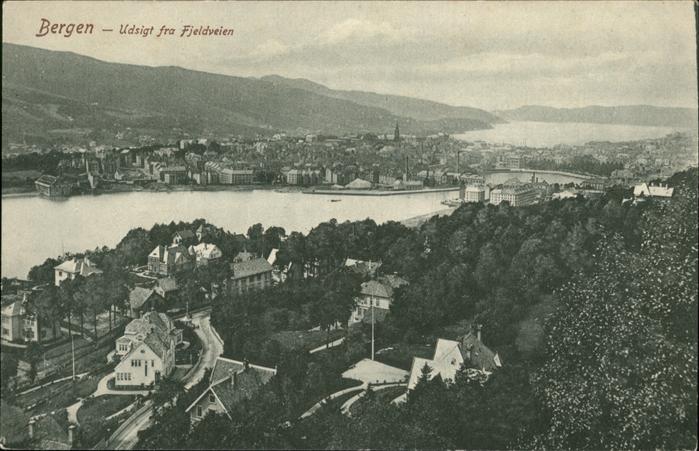 Bergen Norwegen Panorama