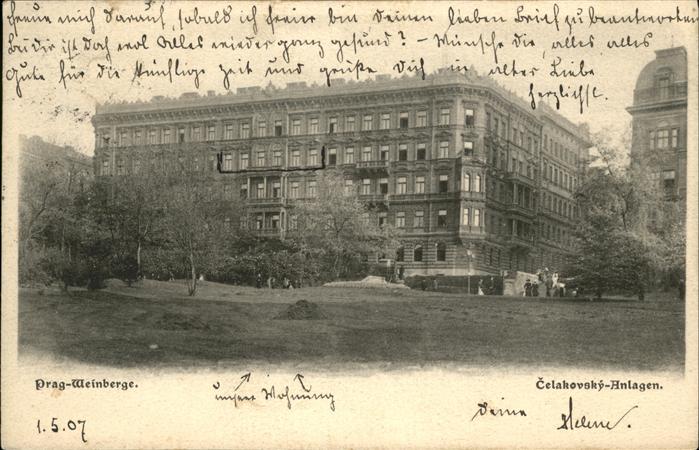 Prag Prahy Prague Weinberge