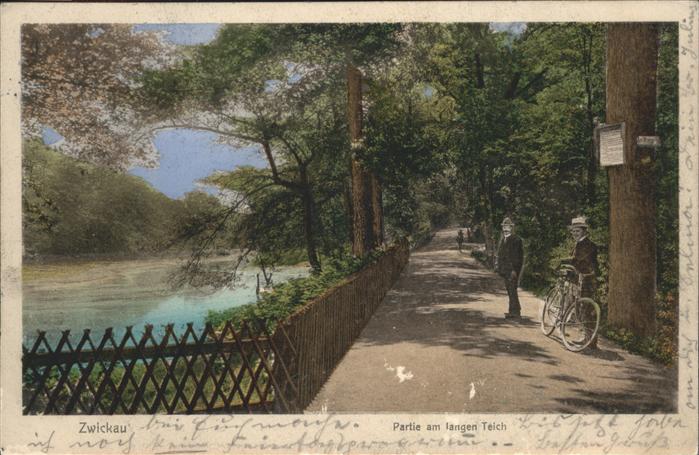 Zwickau Sachsen Partie am langen Teich