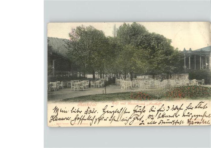 Karlsbad Eger Restaurant Posthof