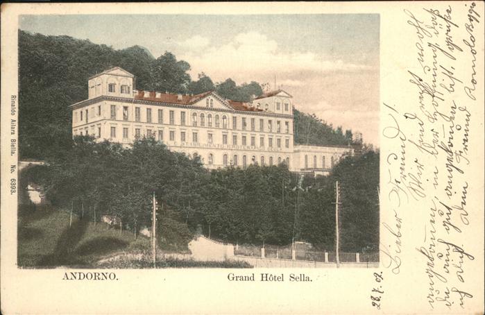 Andorno Micca Biella Piemont Grand Hotel Sella