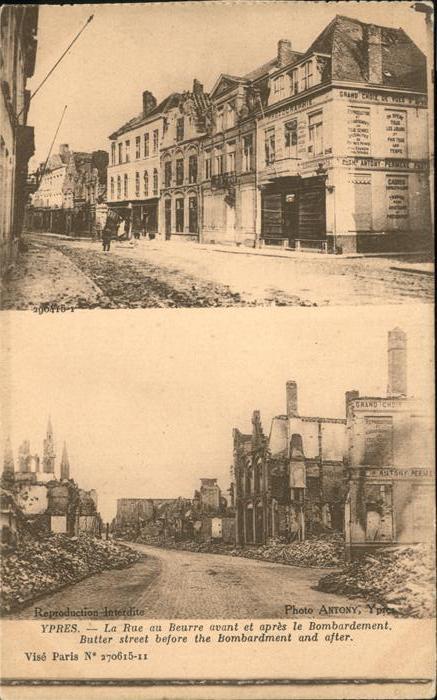 Ypern Ypres Rue au Beurre