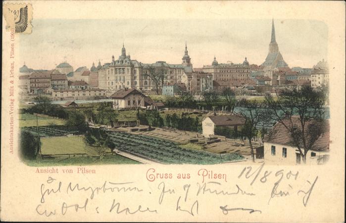 Pilsen Plzen Czechia Teilansicht