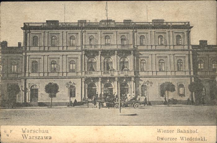 Warschau Masowien Wiener Bahnhof Kutsche