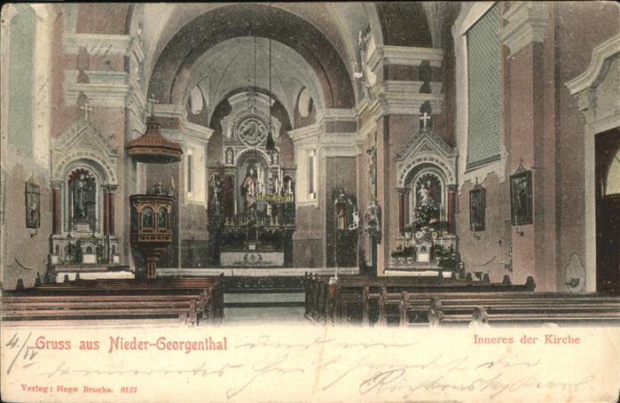 Nieder-Georgenthal inneres Kirche