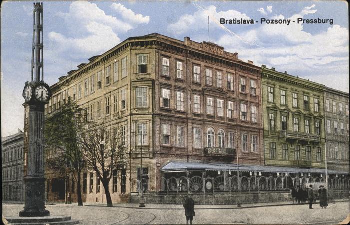 Bratislava Pressburg Pozsony Hotel Savoy Carlton