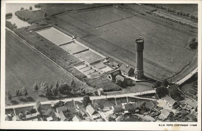Waterleiding Lekkerkerk Fliegeraufnahme