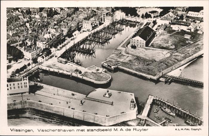 Vlissingen Fliegeraufnahme Visschershaven