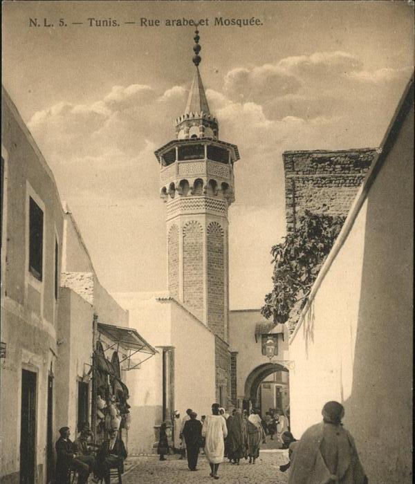 Tunis Rue arabe 
Mosques