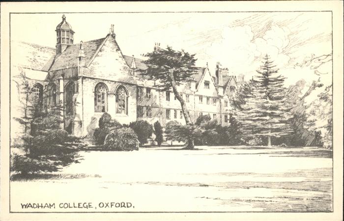 Oxford Oxfordshire Wadham College