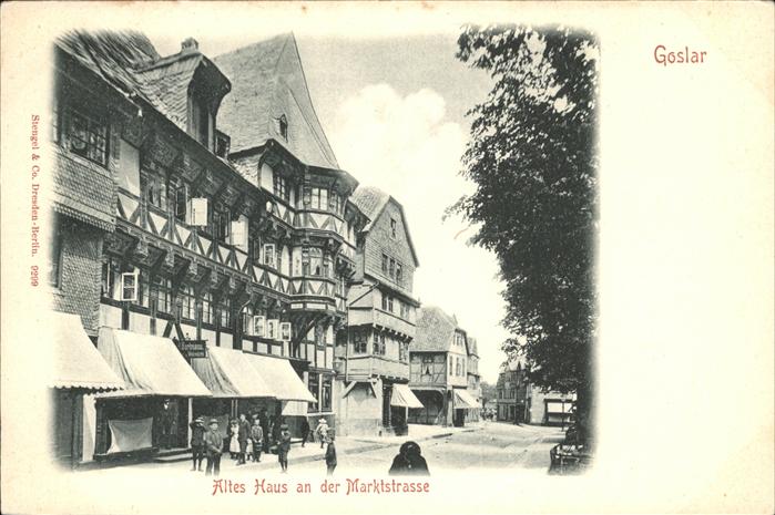 GOSLAR Harz Niedersachsen Marktstrasse
Altes Haus