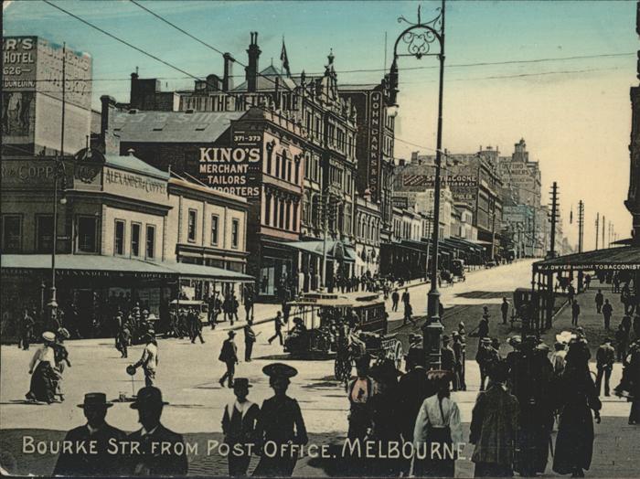 Melbourne Victoria Bourke Str. 
Post Office