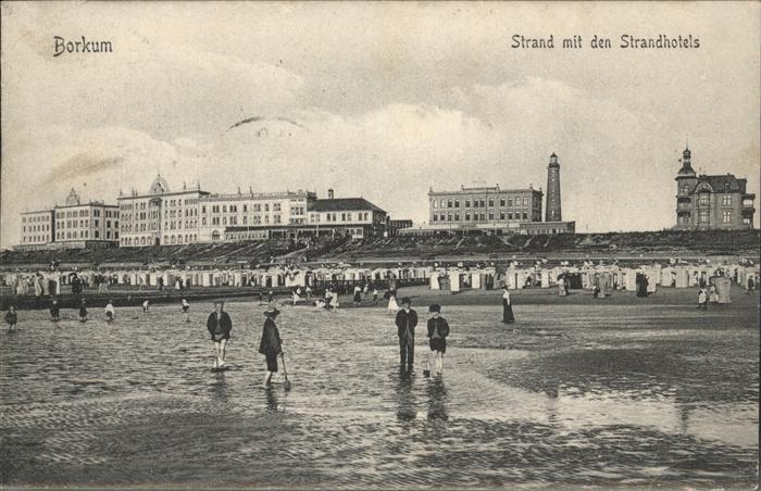 BORKUM Nordseebad Niedersachsen Strand
Strandhotels