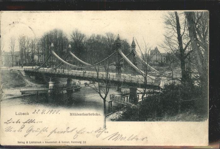 LueBECK  CITY Muehlenthorbruecke