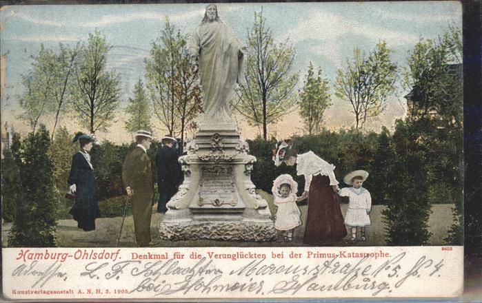 Ohlsdorf Hamburg Denkmal
Verunglückte bei der Primus-Ka