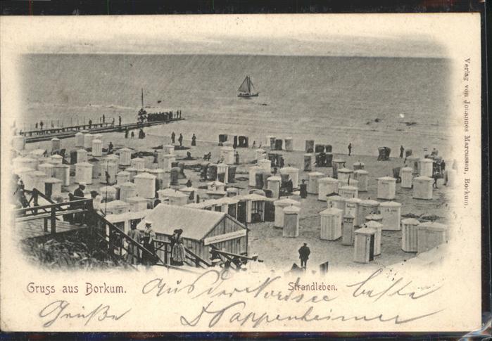 Borkum Strandleben