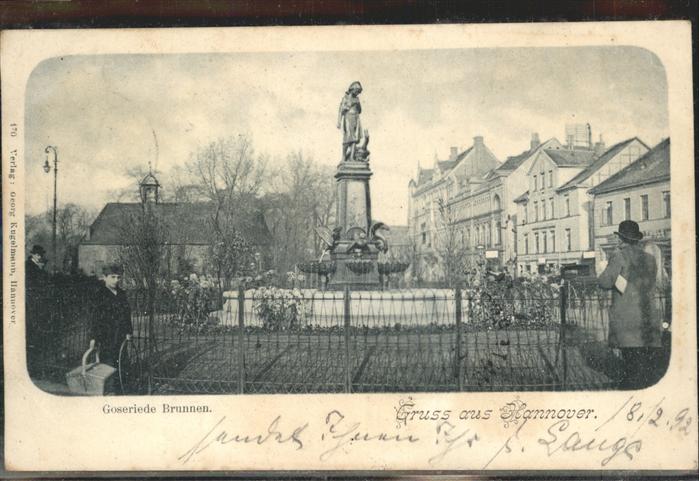 Hannover Goseriede Brunnen