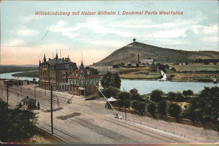 Porta Westfalica Wittekindsberg Kaiser Wilhelm I. Denkma