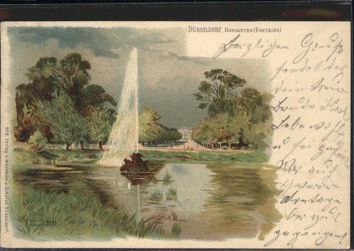 Duesseldorf Hofgarten (Fontaine)