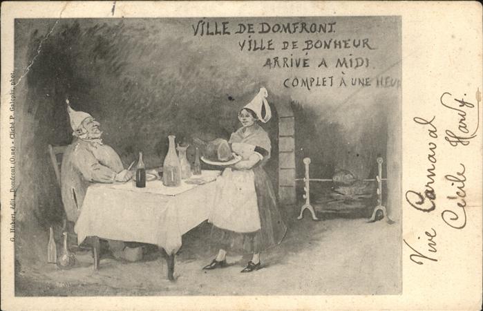 Domfront Oise Arrive a midi