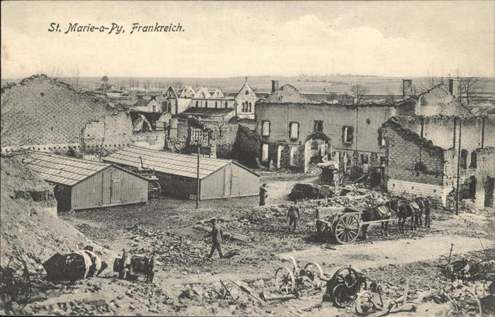 Sainte-Marie-a-Py zerstörtes Dorf