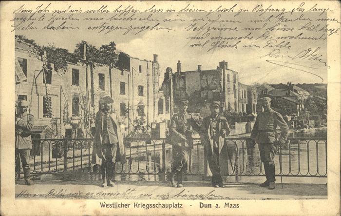 Dun-sur-Meuse Kriegsschauplatz