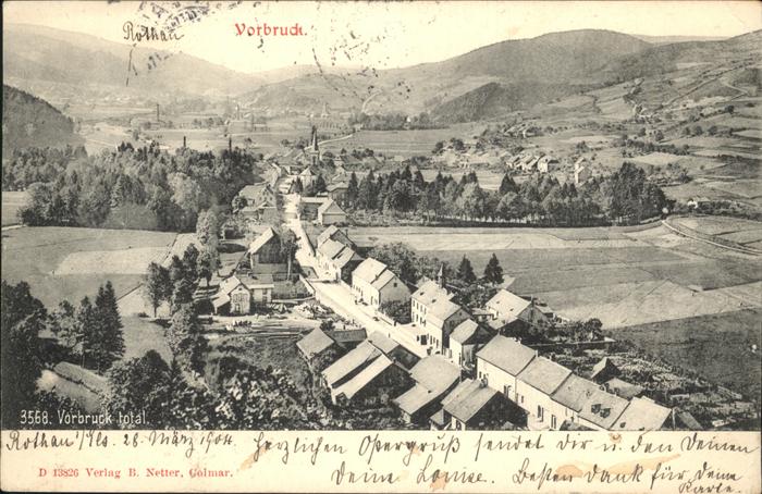 Vorbruck Schirmeck Totalansicht