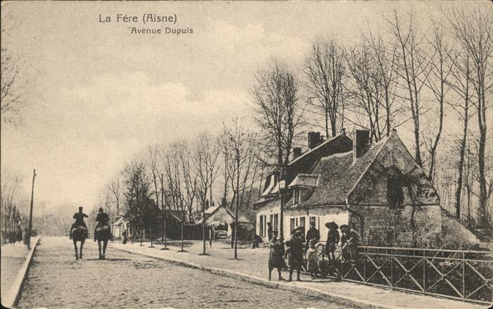 La Fere Aisne Avenue Dupuis