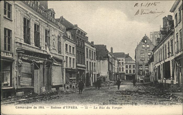 Ypern Ypres Campagne de 1914