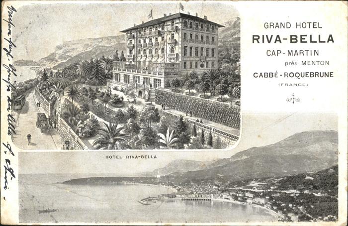 Cap Martin Grand Hotel Riva-Bella