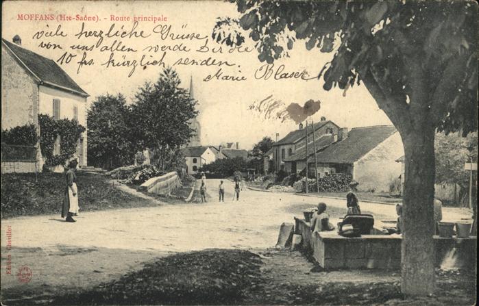 Moffans-et-Vacheresse Route principale