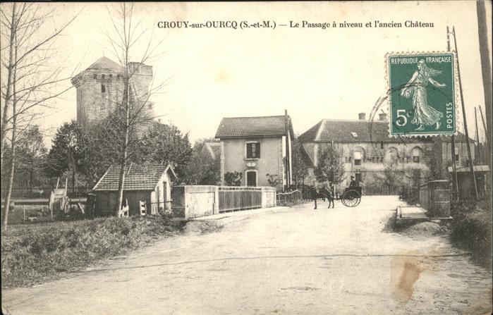 Crouy-sur-Ourcq Passage ancien Chateau