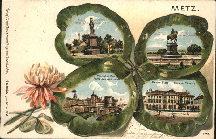 Metz 57 Moselle Theaterplatz Deutsches Tor